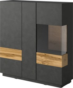 Komoda SILVANA 130 cm do Salonu Sypialni Odcienie szarości