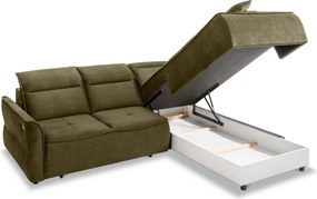 Narożnik MURILLO L z elektryczną regulacją siedziska Prawostronny w tkaninie VOGUE 10 WERSAL