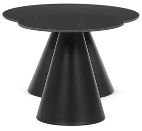 Zestaw stolików konferencyjnych F4118 BK, marmur,2 szt.