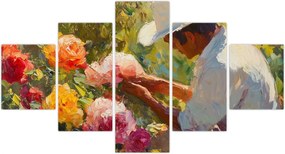 Obraz - Ogrodnik (125x70 cm)