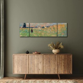 Obraz - Georges Seurat, A Summer Landscape, reprodukcje (170x50 cm)