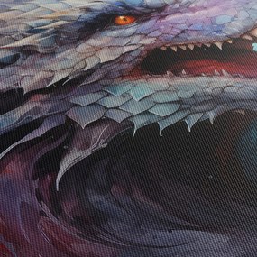 Obraz - Ilustracja przedstawiająca smoka (70x50 cm)