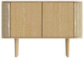 Niska komoda w dekorze dębu 109x75 cm Treasures – UMAGE