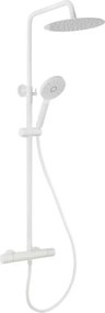 Zestaw prysznicowy z baterią termostatyczną DRAGOR matowa biel
