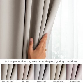 Beżowa zaciemniająca zasłona termiczna 140x270 cm Pleat – Restilo