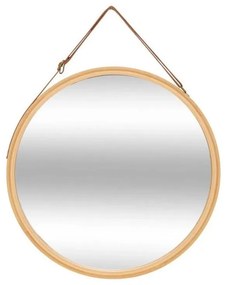 5five - Lustro ścienne LOBEE śr. 38 cm bambus