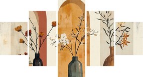 Obraz - Wazony w łukach (125x70 cm)