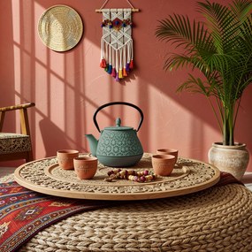 Czajnik żeliwny z zaparzaczem TAKI, 1000 ml