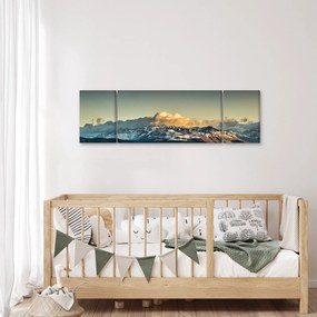 Obraz - szczyty górskie (170x50 cm)
