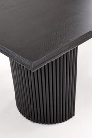 BOLERO stół rozkładany 160-250x90x78 cm czarny, 6-10 osobowy