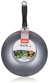 Banquet Patelnia WOK GRANITE Brown, 28 cm