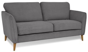 Ciemnoszara sztruksowa sofa 170 cm Paris – Scandic