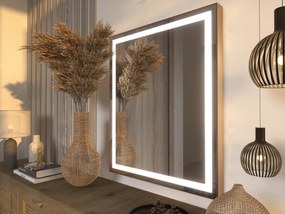 Lustro LED w ramie do łazienki M7