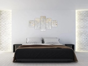 Obraz - Beton ze wzorem (125x70 cm)