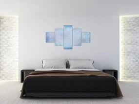 Obraz - Mandale w niebieskim (125x70 cm)