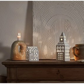 Ceramiczny świecznik na świeczkę typu tealight Urbania Lighthouse Church Tower – Kähler Design