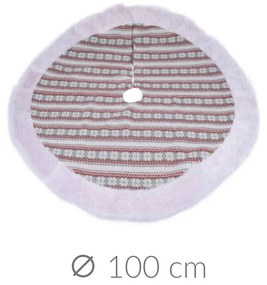 Dywanik pod choinkę SKIRT KNITTED, Ø 100 cm