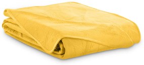 Narzuta w odcieniach ochry na łóżko dwuosobowe 200x220 cm Palsha – AmeliaHome