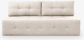 Sofa z Funkcją Spania MORANA Kremowa Nowoczesna