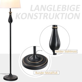 Zestaw 3 eleganckich lamp Aosom 1 podłogowa i 2 stołowe Design i funkcjonalność do każdego wnętrza | Aosom PL