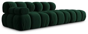 Zielona aksamitna sofa 282 cm Bellis – Micadoni Home