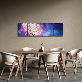 Obraz - Kosmiczne drzewo (170x50 cm)