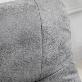 HOMCOM Fotel z podnóżkiem