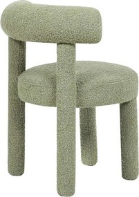 Krzesło 62x80x58 cm zielone Leith LET77DS