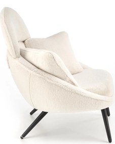 Fotel Merry z tkaniny imitującej futro