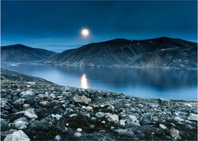 Obraz nocnego krajobrazu, Islandia (70x50 cm)