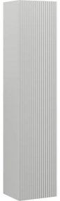Mexen Rivel słupek łazienkowy 35 cm, 1 drzwi, ryflowany, szary mat - 91A21-03016-1-BF62