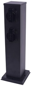 Słupek Ogrodowy Electric 40cm 2 Gniazda, słupek na kontakt, gniazdko
