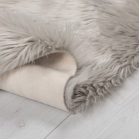 Szary dywan Flair Rugs Sheepskin, ⌀ 120 cm