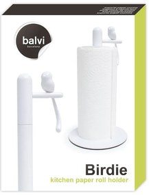 Biały stojak na ręczniki kuchenne ø 16 cm Birdie – Balvi