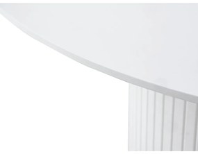 Okrągły rozkładany stół z dodatkowym blatem ø 120 cm Nola – Unique Furniture