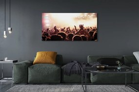 Obraz drukowany na płótnie Ludzie na Koncercie