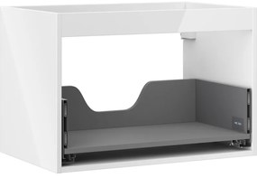 Mexen Box-A korpus szafki podumywalkowej 70 cm, 1 szuflada, biały połysk - 91AX0-0700-470-1-00