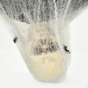 HOMCOM Halloween Mumia, Dekoracja z Efektem Dźwiękowym, z Sensorem Ruchu i LED, 60 cm x 16 cm x 170 cm