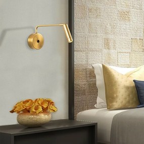 Kinkiet lampa ścienna Ugur - 6041, złoty