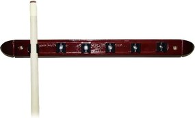 Stojak naścienny dwuczęściowy na 6 kijów bilardowych 39 cm