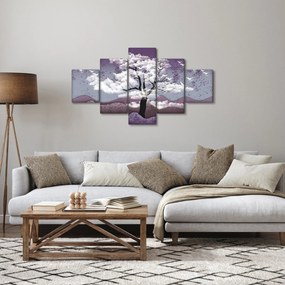 Obraz - Drzewo w chmurach (125x70 cm)