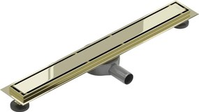 Mexen Flat 360° M13 odpływ liniowy obrotowy 2w1 70 cm, złoty - 1510070-40