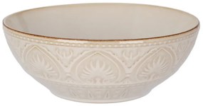 Ceramiczna miska ze żłobionym wzorem, 1060 ml