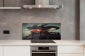 Panel nad Blat Kuchenny Ciemna Postać z Koszmaru