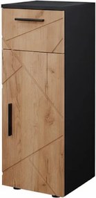 Szafka Midi złoty dąb power/antracyt 30x30x81 irma