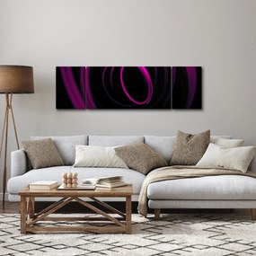 Obraz - fioletowe kresek (170x50 cm)