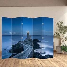 Parawan - Latarnia morska i morze (210x170 cm)