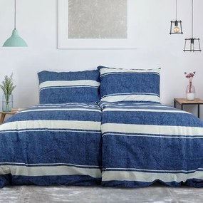 B.E.S. Petrovice Pościel z kory Top Class Blue line, 140 x 200 cm, 70 x 90 cm