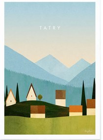 Plakat 50x70 cm Tatry – Travelposter