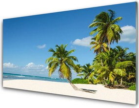 Panel Szklany Tropikalna Panorama Plaży